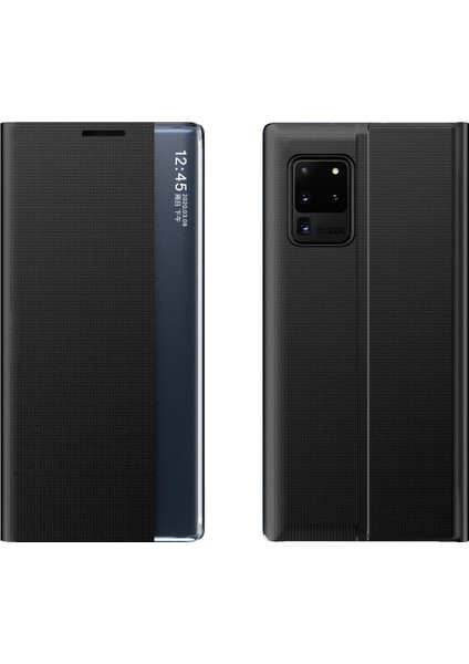 Pencereyi Görüntüle Samsung Galaxy A52 4g / 5g / A52S 5g Için Otomatik Ahmed Flip Deri Stand Koruyucu Kılıf (Yurt Dışından)