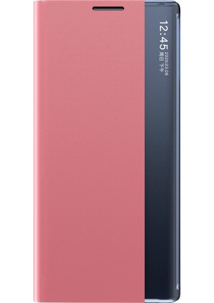 Pencereyi Görüntüle Samsung Galaxy A52 4g / 5g / A52S 5g Için Otomatik Ahmed Flip Deri Stand Koruyucu Kılıf (Yurt Dışından) fiyatları