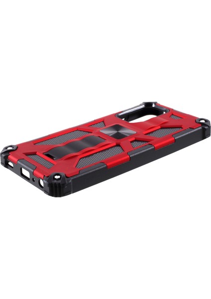 Samsung Galaxy A52 4g / 5g / A52S 5g Için Kickstand ve Manyetik Metal Sayfası ile Pc+Tpu Anti-Drop Kapağı (Yurt Dışından) fırsatları