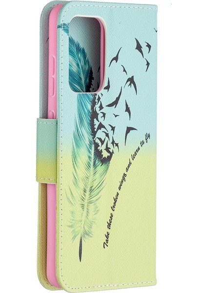 Samsung Galaxy A52 4g / 5g / A52S 5g Için Stand Tasarım Deseni Baskı Kapak Kılıfı (Yurt Dışından) modelleri