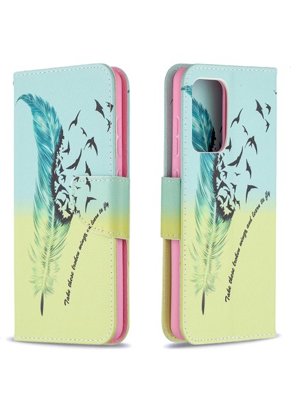 Samsung Galaxy A52 4g / 5g / A52S 5g Için Stand Tasarım Deseni Baskı Kapak Kılıfı (Yurt Dışından) fırsatları