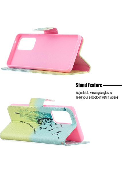 Samsung Galaxy A52 4g / 5g / A52S 5g Için Stand Tasarım Deseni Baskı Kapak Kılıfı (Yurt Dışından) indirimleri