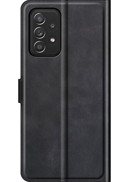 Samsung Galaxy A52 4G/5G/A52S 5g Için Stand ile Premium Pu Deri Anti-Fall Folio Flip Cüzdan Tasarım Manyetik Kıta Telefon Kapağı (Yurt Dışından) modelleri