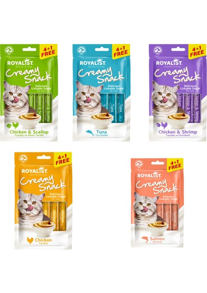 Creamy Snack 5'li Kraliyet Paketi