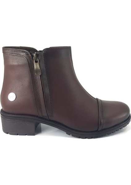 1080 Deri Günlük Kadın Bot-Kahverengi fiyatları