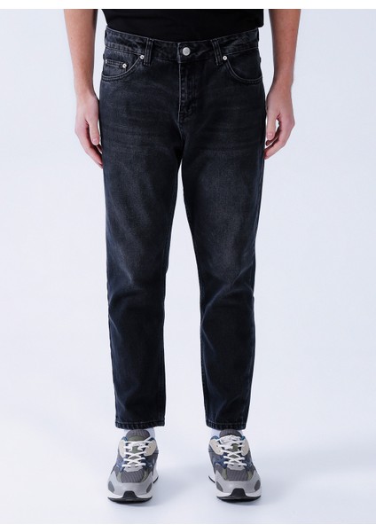 Siyah Erkek Denim Pantolon