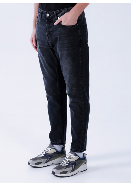 Siyah Erkek Denim Pantolon