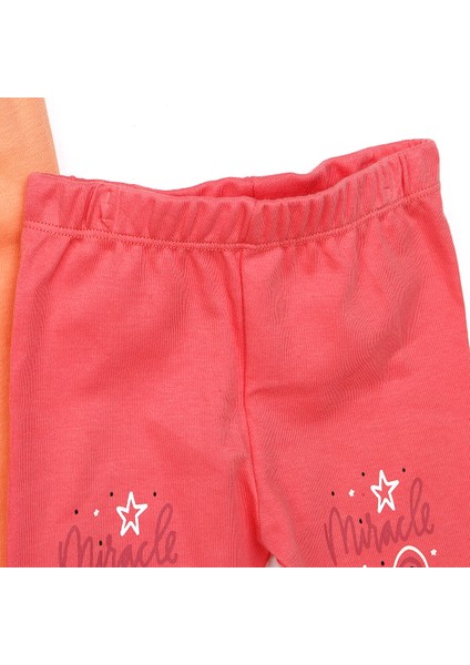 Hello Baby Hellobaby Basic Kız Bebek 2li Çoraplı Pijama Pantolon