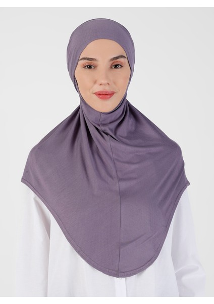 Viskon Kemerli Türban - Mürdüm - Ecardin