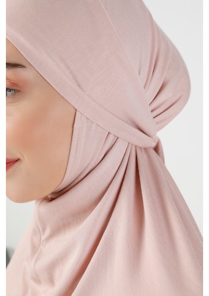 Viskon Kemerli Türban - Pudra - Ecardin fırsatları