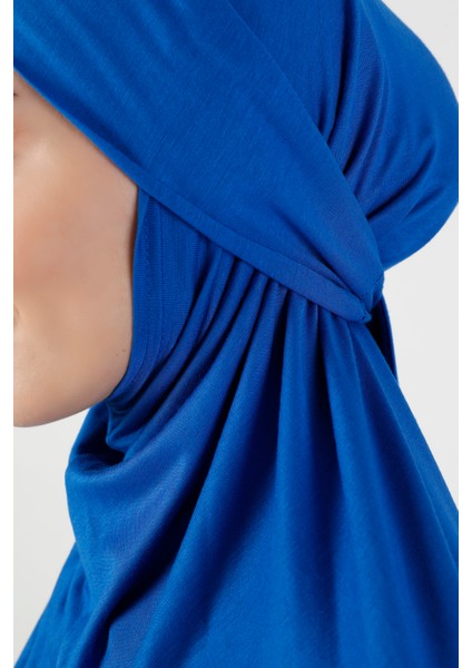 Viskon Kemerli Türban - Saks Mavi - Ecardin fırsatları