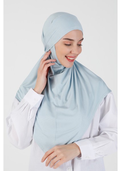 Viskon Kemerli Türban - Açık Bebe Mavi - Ecardin fiyatları