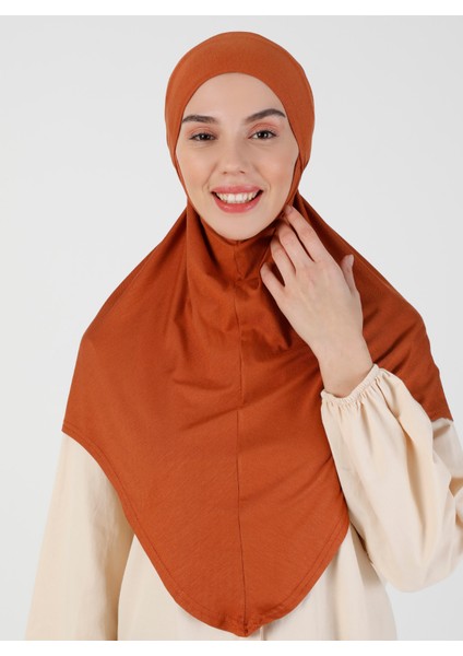 Viskon Kemerli Türban - Kiremit - Ecardin