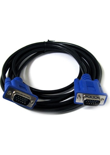 5 Metre VGA Görüntü Kablosu Projeksiyon Bilgisayar Laptop Tv Televizyon Ara Kablo 5 Metre VGA Görüntü