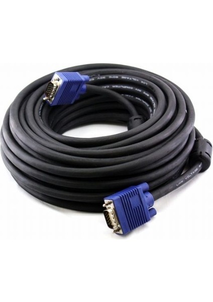 5 Metre VGA Görüntü Kablosu Projeksiyon Bilgisayar Laptop Tv Televizyon Ara Kablo 5 Metre VGA Görüntü