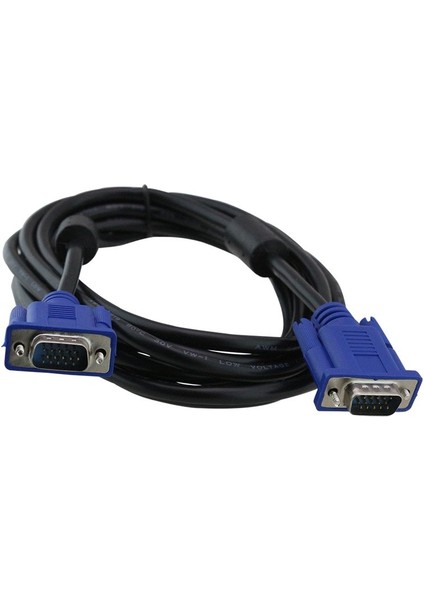 5 Metre VGA Görüntü Kablosu Projeksiyon Bilgisayar Laptop Tv Televizyon Ara Kablo 5 Metre VGA Görüntü