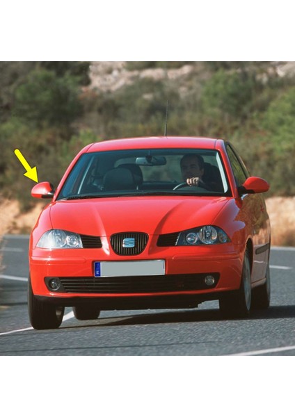 Seat Ibiza 2002-2008 Sağ Yan Dış Dikiz Ayna Kapağı 6L0857538