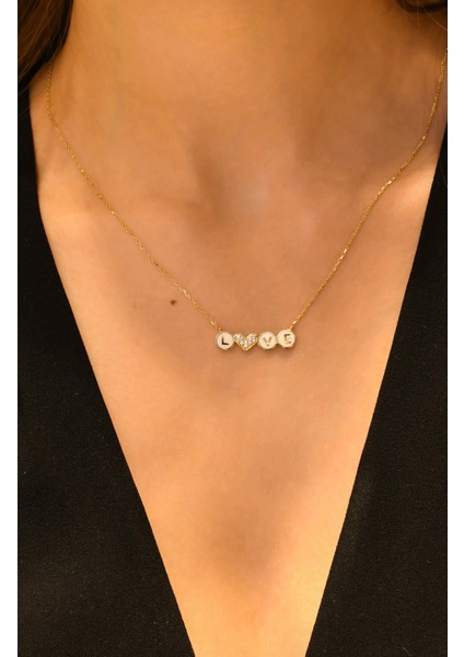 Love Kolye 14 Ayar ATS8010