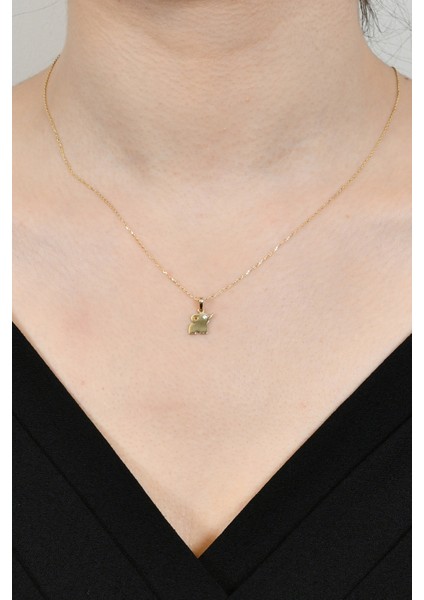 Fil Fügürlu Kolye 14 Ayar A050137