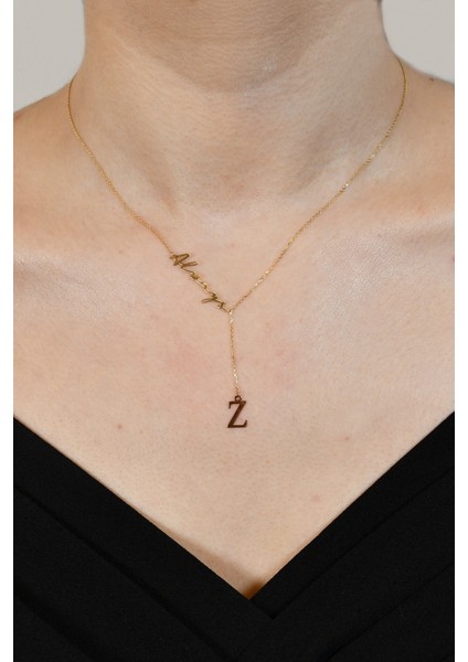 Harf Kolye 14 Ayar A052269