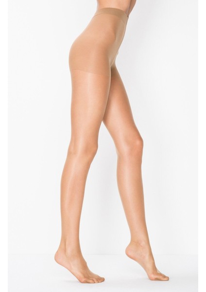 Kadın Bronz Fit 15 Maxi 15 Denye Büyük Beden Parlak Külotlu Çorap 6'lı