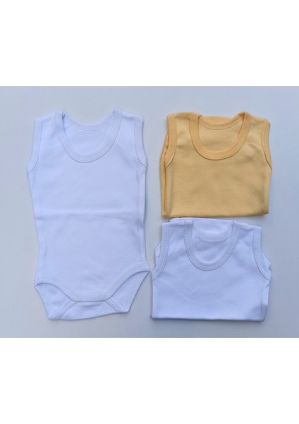 3 Lü Paket Askılı Çıtçıtlı Badi