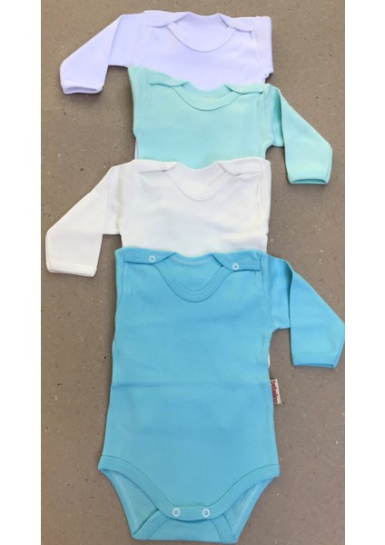 Çıtçıtlı Badi Uzun Kol (4 Lü Paket)