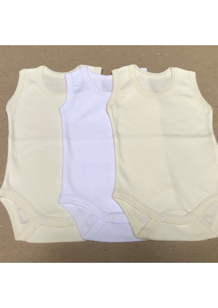 Çıtçıtlı Badi Askılı (3 Lü Paket) 1 Adet Beyaz 2 Adet Krem Renk fiyatları