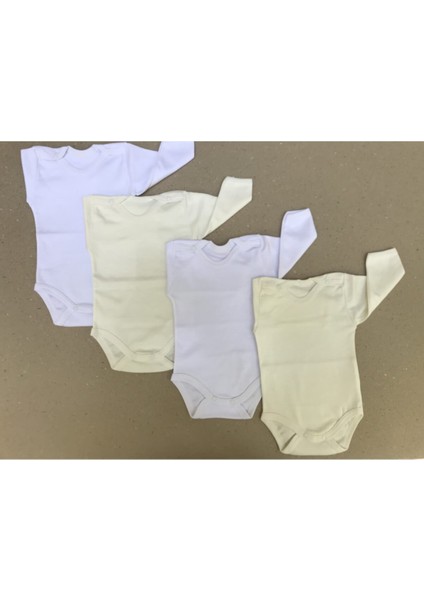 Çıtçıtlı Badi Uzun Kol (4 Lü Paket)