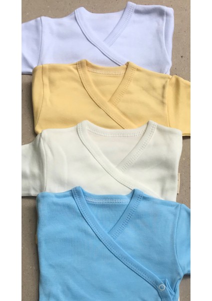 Uzun Kollu Kendinden Eldivenli Çıtçıtlı Kruvaze Badi (4 Lü Paket) modelleri