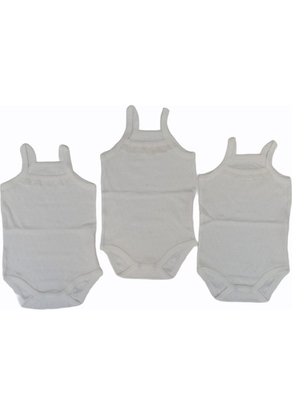 Jakarlı Klimalı Ip Askılı Çıtçıtlı Badi (3 Lü Paket)