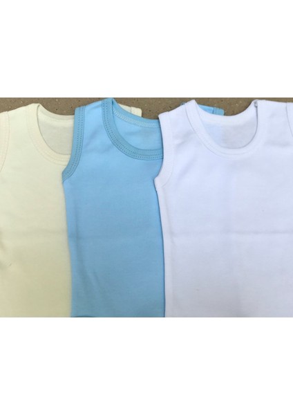 Çıtçıtlı Badi Askılı (3 Lü Paket) Krem,mavi.beyaz fiyatları