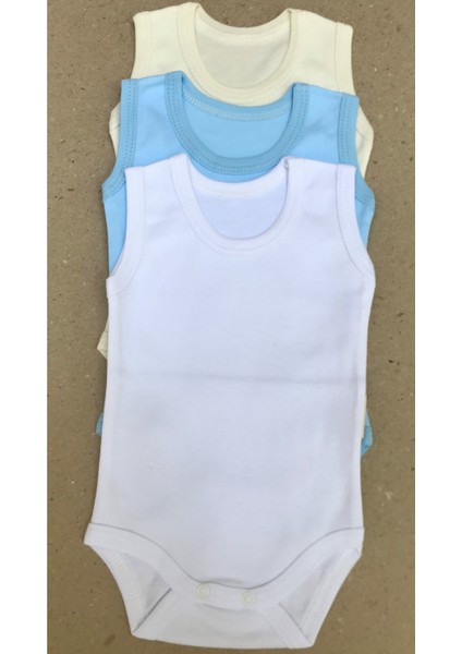 Çıtçıtlı Badi Askılı (3 Lü Paket) Krem,mavi.beyaz fırsatları