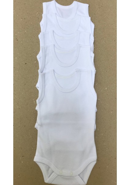 Çıtçıtlı Badi Askılı (5 Li Paket) Beyaz modelleri