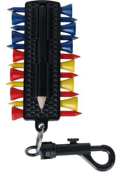 Prettyia Golf Tee Tutucu Kaleci W / 2 Top Işaretleyici ve Çıkarılabilir (Yurt Dışından)