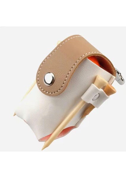 Tees Tutucu Depolama Kılıfı Bel Pouch Man Mini Golf Top Çantası Kahverengi Uygulama (Yurt Dışından) indirimleri