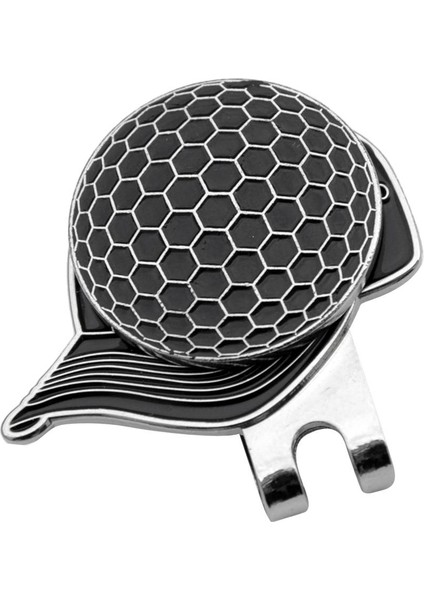 Yaratıcı Desen Metal Golf Şapka Klip Top Işaretleyici, 1pcs Siyah (Yurt Dışından) fiyatları