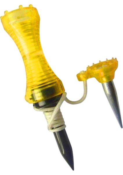 3.2 '' Golf Tees Top Tutucu Kırılmaz Acemi Plastik Alet Sarı (Yurt Dışından)
