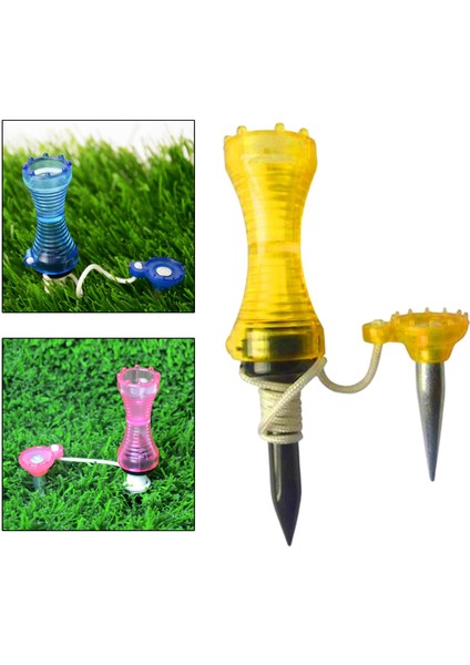 3.2 '' Golf Tees Top Tutucu Kırılmaz Acemi Plastik Alet Sarı (Yurt Dışından) fırsatları