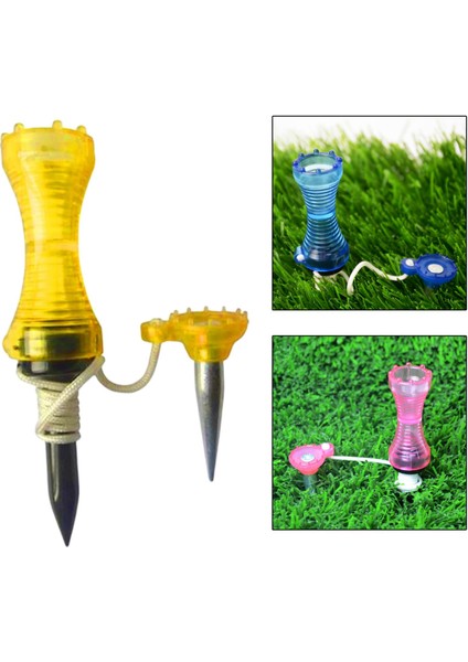 3.2 '' Golf Tees Top Tutucu Kırılmaz Acemi Plastik Alet Sarı (Yurt Dışından) indirimleri