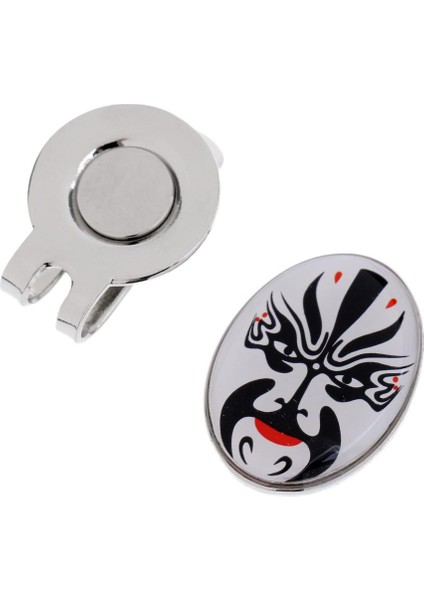 Yeni Metal Golf Top Markeri Manyetik Şapka Klip Opera Maskesi Golfçü Hediyesi Beyaz (Yurt Dışından) indirimleri