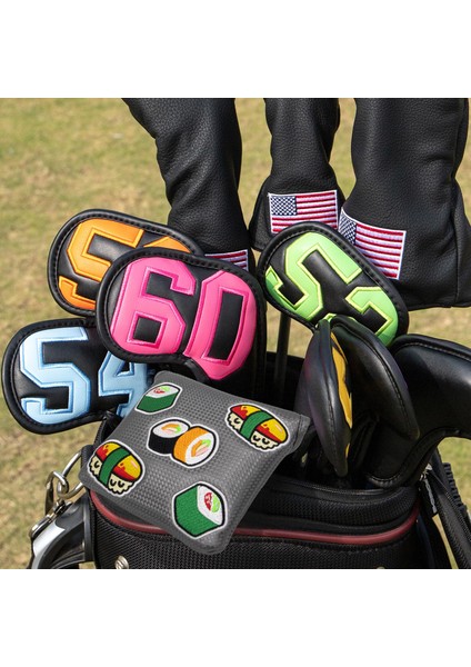 Golf Mallet Putter Kapak Koruması Manyetik Kapatma Meydanı Erkek Kadınlar Gri (Yurt Dışından) indirimleri