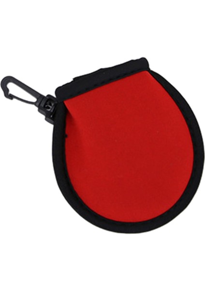 Kullanımlık Golf Topu Temizleyici Yıkayıcı Kılıfı Silme Cebi Silme Küçük Top Kırmızı (Yurt Dışından)