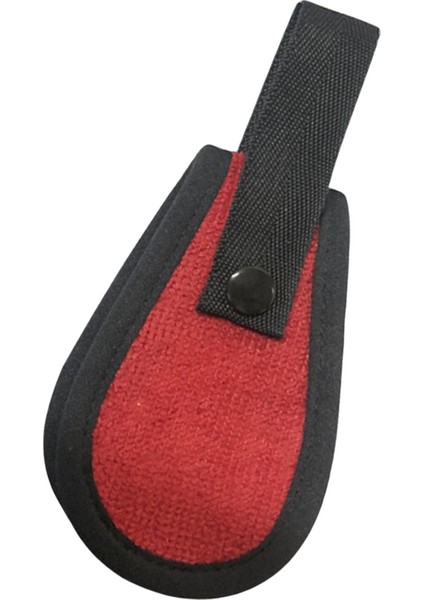 Mini Golf Topu Havlu Silme Bez Kulübü Kafa Temizleyici Havlu Cep Mikrofiber Kırmızı (Yurt Dışından)