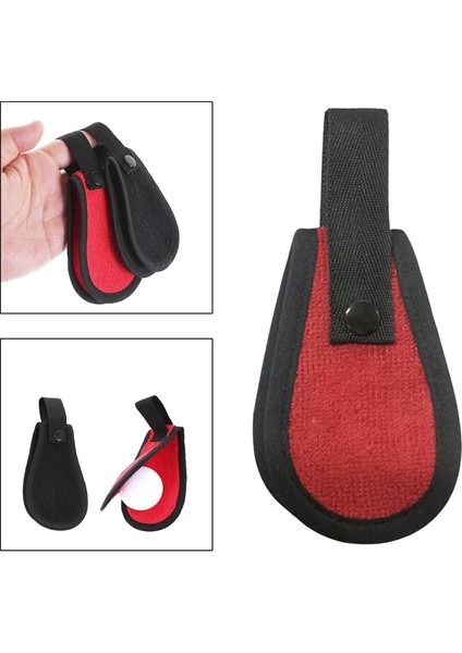 Mini Golf Topu Havlu Silme Bez Kulübü Kafa Temizleyici Havlu Cep Mikrofiber Kırmızı (Yurt Dışından) modelleri