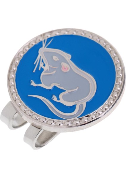 Çin Zodyak Desen Alaşım Golf Top Markeri Sıçan (Yurt Dışından)