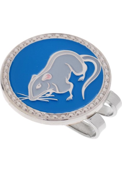 Çin Zodyak Desen Alaşım Golf Top Markeri Sıçan (Yurt Dışından) modelleri