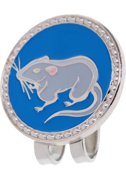 Çin Zodyak Desen Alaşım Golf Top Markeri Sıçan (Yurt Dışından) fırsatları