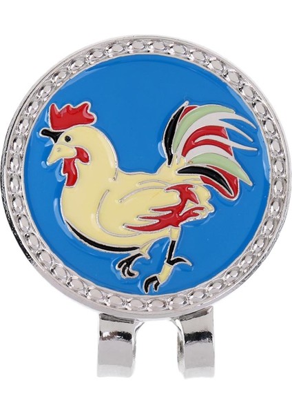 Çin Zodyak Desen Golf Manyetik Vizor ve Şapka Klip Golf Top Marker Horoz (Yurt Dışından) fiyatları