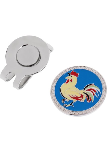 Çin Zodyak Desen Golf Manyetik Vizor ve Şapka Klip Golf Top Marker Horoz (Yurt Dışından) indirimleri